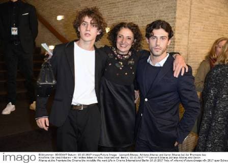 Leonard Altaras, Adriana Altaras und Aaron Altaras bei der Premiere des Kinofilms Die Unsichtbaren - Wir wollen leben im Kino International. Berlin, 10.10.2017