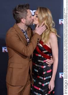 TV personality and comedian Chris Hardwick and his wife, actress Lydia Hearst attend the premiere of the sci-fi motion picture Thor: Ragnarok at the El Capitan Theatre in the Hollywood section of Los Angeles on October 10, 2017. Storyline: Thor is imprisoned on the other side of the universe and finds himself in a race against time to get back to Asgard to stop Ragnarok, the destruction of his homeworld and the end of Asgardian civilization, at the hands of an all-powerful new threat, the ruthless Hela.  LAP2017101049 JIMxRUYMEN