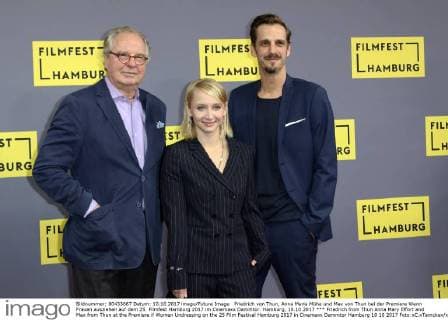 Friedrich von Thun, Anna Maria Mühe und Max von Thun bei der Premiere Wenn Frauen ausziehen auf dem 25. Filmfest Hamburg 2017 im Cinemaxx Dammtor. Hamburg, 10.10.2017