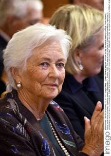 Queen Paola of Belgium pictured during the award ceremony of the Terre d avenir Focus Aarde prize in Brussels Academy palace, Wednesday 11 October 2017. This award is an initiative of Queen Paola foundation organised in collaboration with Dirk Frimout foundation.  ERICxLALMAND 05181403