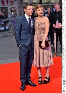 October 11, 2017 - London, London, UK - London, UK. JAMIE BELL and wife KATE MARA attend the European film premiere of Stars DonÃ¢â‚¬â ¢t Die In Liverpool showing as part of the 51st BFI London Film Festival. London UK  - ZUMAl94_ 20171011_zaf_l94_003 Copyright: xRayxTangx
