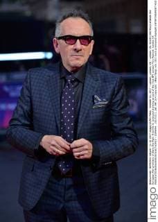 October 11, 2017 - London, London, UK - London, UK. ELVIS COSTELLO attends the European film premiere of Stars DonÃ¢â‚¬â ¢t Die In Liverpool showing as part of the 51st BFI London Film Festival. London UK  - ZUMAl94_ 20171011_zaf_l94_014 Copyright: xRayxTangx