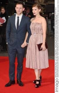 English actor Jamie Bell and American actress Kate Mara attend the Mayfair Gala & European Premiere of Film Stars Don t Die In Liverpool during the 61st BFI London Film Festival in London. OCTOBER 11th 2017  RHDx172402