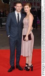 English actor Jamie Bell and American actress Kate Mara attend the Mayfair Gala & European Premiere of Film Stars Don t Die In Liverpool during the 61st BFI London Film Festival in London. OCTOBER 11th 2017  RHDx172402