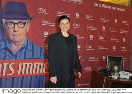 Katharina Wackernagel Ankunft zur Premier von Vorwaerz Immer im Kino Interntional in Berlin am 11.10.2017