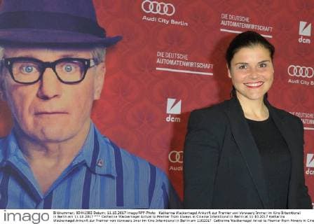 Katharina Wackernagel Ankunft zur Premier von Vorwaerz Immer im Kino Interntional in Berlin am 11.10.2017