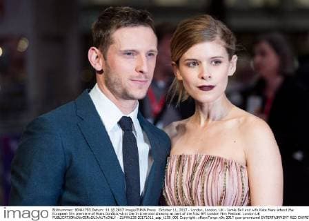 October 11, 2017 - London, London, UK - Jamie Bell and wife Kate Mara attend the European film premiere of Stars DonÃ¢â‚¬â ¢t Die In Liverpool showing as part of the 51st BFI London Film Festival. London UK  - ZUMAt138 20171011_zap_t138_001 Copyright: xRayxTangx