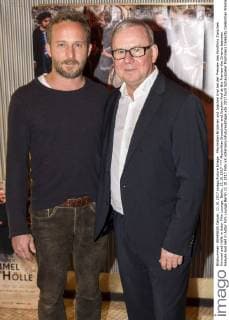 Maximilian Brückner und Joachim Krol bei der Preview des Kinofilms Zwischen Himmel und Hölle in Astor Film Lounge. Berlin, 11.10.2017