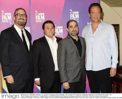 BFI London Film Festival screening of Brawl In Cell Block 99 London, UK. Vince Vaughn and Director S. Craig Zahler at the BFI London Film Festival screening of Brawl In Cell Block 99 at the Empire Haymarket, London on October 11th 2017 LMK73-J906-121017 