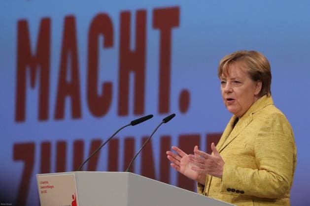Bilder des Tages IG BCE Kongress in Hannover, HCC, Bundeskanzlerin Angela Merkel,