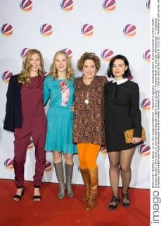 Stephanie Krogmann, Susanne Bormann, Muriel Baumeister und Mimi Fiedler - Premiere des SAT.1 Film Nicht mit uns! Der Silikonskandal in Berlin am 12.10.2017. Premiere Nicht mit uns! Der Silikonskandal