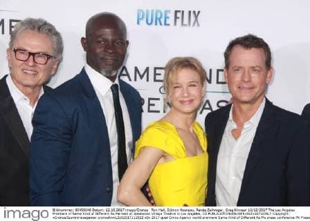 Ron Hall, Djimon Hounsou, Renée Zellweger, Greg Kinnear 10 12 2017 The Los Angeles Premiere of Same Kind of Different As Me held at Westwood Village Theatre in Los Angeles, CA  Copyright: xCronos IzumixHasegawax cronoshnw12102017111922