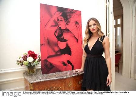 Launch of the Calendar Clara Morgane 2018 in Paris. Clara Morgane Paris France  554047