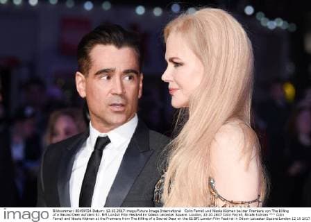 Colin Farrell und Nicole Kidman bei der Premiere von The Killing of a Sacred Deer auf dem 61. BFI London Film Festival im Odeon Leicester Square. London, 12.10.2017 Colin Farrell, Nicole Kidman