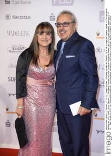 Wolfgang Stumph mit Ehefrau Christine Stumph bei Goldene Henne 2017 in der Messe Leipzig am 13.10.2017 - Roter Teppich