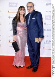 Wolfgang Stumph mit Ehefrau Christine Stumph bei Goldene Henne 2017 in der Messe Leipzig am 13.10.2017 - Roter Teppich