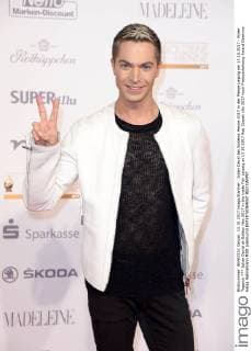 Julian David bei Goldene Henne 2017 in der Messe Leipzig am 13.10.2017 - Roter Teppich