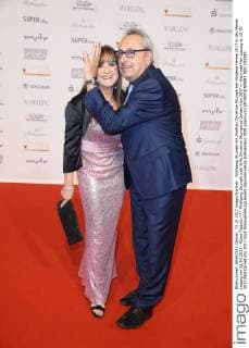 Wolfgang Stumph mit Ehefrau Christine Stumph bei Goldene Henne 2017 in der Messe Leipzig am 13.10.2017 - Roter Teppich