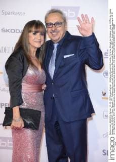 Wolfgang Stumph mit Ehefrau Christine Stumph bei Goldene Henne 2017 in der Messe Leipzig am 13.10.2017 - Roter Teppich