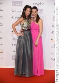 Katrin Wrobel, Annett Moeller bei Goldene Henne 2017 in der Messe Leipzig am 13.10.2017 - Roter Teppich