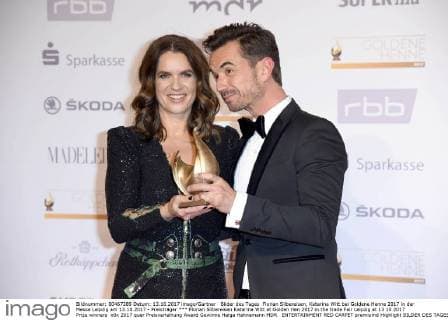 Bilder des Tages Florian Silbereisen, Katarina Witt bei Goldene Henne 2017 in der Messe Leipzig am 13.10.2017 - Preisträger