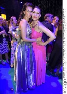 Katrin Wrobel, Annett Moeller bei Goldene Henne 2017 in der Messe Leipzig am 13.10.2017 - Aftershowparty