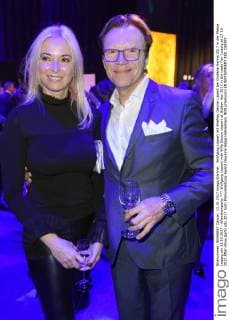 Wolfgang Lippert mit Ehefrau Gesine Lippert bei Goldene Henne 2017 in der Messe Leipzig am 13.10.2017 - Aftershowparty
