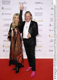 Petra Zieger mit Gatte Peter Taudte bei der 23. Verleihung der Goldenen Henne 2017 in der Leipziger Messe. Leipzig, 13.10.2017