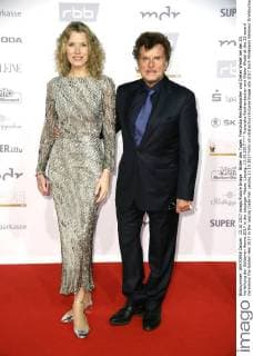 Bilder des Tages Franziska Reichenbacher und Dieter Wedel bei der 23. Verleihung der Goldenen Henne 2017 in der Leipziger Messe. Leipzig, 13.10.2017