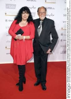 Herbert Köfer mit Ehefrau Heike Knoche bei der 23. Verleihung der Goldenen Henne 2017 in der Leipziger Messe. Leipzig, 13.10.2017