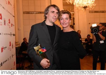 Verleihung des Hessischen Filmpreises in Frankfurt am Main Jens Harzer und Margarita Broich Verleihung des Hessischen Filmpreis Preis, Auszeichnung, Ehrung Alten Oper Frankfrut am Main 13. Oktober 2017