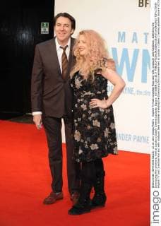 English TV host Jonathan Ross and wife, producer Jane Goldman, attending the Downsizing film premiere, held at London s Odeon Cinema Leicester Square. OCTOBER 13th 2017  TSTx172424