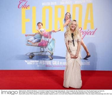 Bria Vinaite bei der Premiere von The Florida Project auf dem 61. BFI London Film Festival im Odeon Leicester Square. London, 13.10.2017 Bria Vinaite