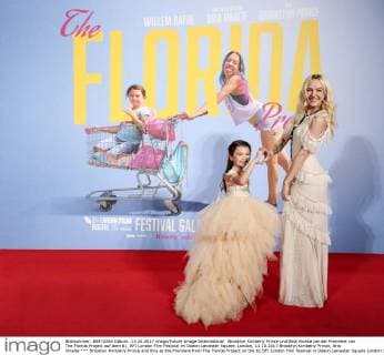 Brooklyn Kimberly Prince und Bria Vinaite bei der Premiere von The Florida Project auf dem 61. BFI London Film Festival im Odeon Leicester Square. London, 13.10.2017 Brooklyn Kimberly Prince, Bria Vinaite