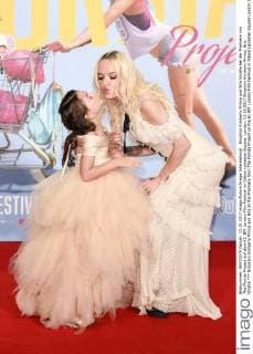 Brooklyn Kimberly Prince und Bria Vinaite bei der Premiere von The Florida Project auf dem 61. BFI London Film Festival im Odeon Leicester Square. London, 13.10.2017 Brooklyn Kimberly Prince, Bria Vinaite
