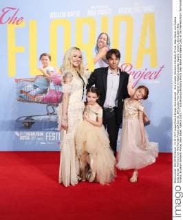 Bria Vinaite, Brooklyn Kimberly Prince, Sean Baker und Valeria Cotto bei der Premiere von The Florida Project auf dem 61. BFI London Film Festival im Odeon Leicester Square. London, 13.10.2017 Bria Vinaite, Brooklyn Kimberly Prince, Sean Baker, Valeria Cotto
