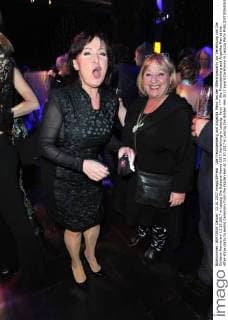 Ute Freundenberg und Angelika Mann bei der Aftershowparty zur Verleihung von Die Goldene Henne am 13.10.2017 in Leipzig Die Goldene Henne 2017 Verleihung in Leipzig- Party
