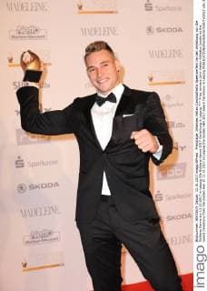 Preisträger Johannes Vetter (Leichtathletik Speerwerfen) bei der Verleihung von Die Goldene Henne am 13.10.2017 in Leipzig Die Goldene Henne 2017 Verleihung in Leipzig
