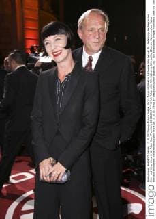 Ulrich Tukur mit Ehefrau Katharina John bei der 28. Verleihung des Hessischen Film- und Kinopreises in der Alten Oper. Frankfurt, 13.10.2017