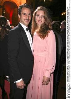 David Rott mit Ehefrau Elena Rott bei der 28. Verleihung des Hessischen Film- und Kinopreises in der Alten Oper. Frankfurt, 13.10.2017