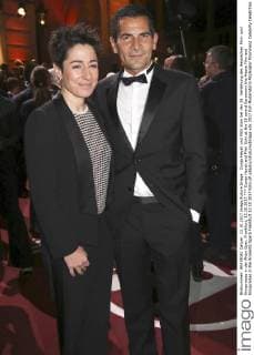 Dunja Hayali und Mitri Sirin bei der 28. Verleihung des Hessischen Film- und Kinopreises in der Alten Oper. Frankfurt, 13.10.2017