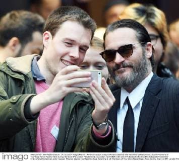 American actor Joaquin Phoenix attends the Headline Gala Screening & UK Premiere of You Were Never Really Here during the 61st BFI London Film Festival in London. OCTOBER 14th 2017  RHDx172428