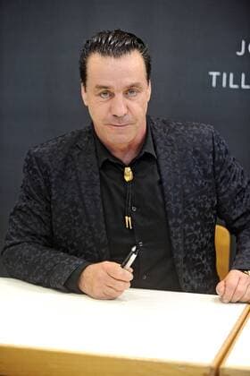 Frankfurter Buchmesse 2017. Sänger Till Lindemann ( Rammstein ) am 14.10.2017 auf der Frankfurter Buchmesse.