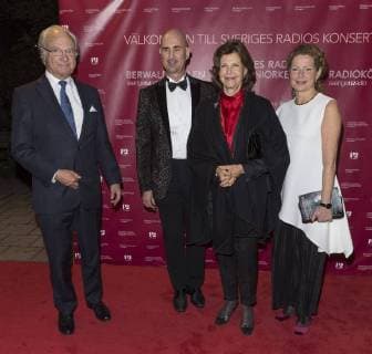 Attendance at Jacob Mühlrads concert, Berwaldhallen, Stockholm, 2017-10-14 Carl Gustav de Suede;Silvia de Suede Stockholm Sweden  554490