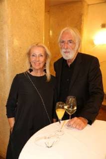 Wozzeck Premiere Wien, Theater an der Wien, 15. 10. 2017 Michael HANEKE mit Frau Susanne