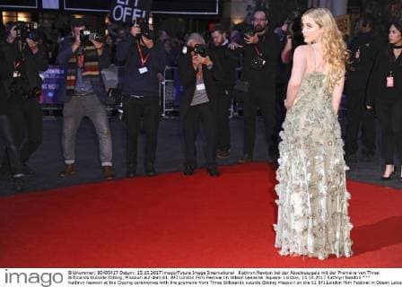 Kathryn Newton bei der Abschlussgala mit der Premeire von Three Billboards Outside Ebbing, Missouri auf dem 61. BFI London Film Festival im Odeon Leicester Square. London, 15.10.2017 Kathryn Newton
