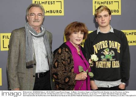 Jo Baier, Hannelore Hoger und Matti Schmidt-Schaller bei der Premiere von Bella Block - Am Abgrund auf dem 25. Filmfest Hamburg 2017 im Cinemaxx Dammtor. Hamburg, 13.10.2017