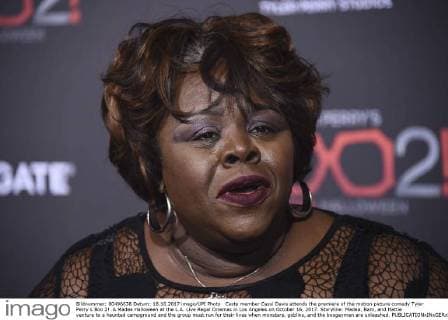 Caste member Cassi Davis attends the premiere of the motion picture comedy Tyler Perry s Boo 2! .A Madea Halloween at the L.A. Live Regal Cinemas in Los Angeles on October 16, 2017. Storyline: Madea, Bam, and Hattie venture to a haunted campground and the group must run for their lives when monsters, goblins, and the boogeyman are unleashed.  LAP20171016831 PHILxMCCARTEN