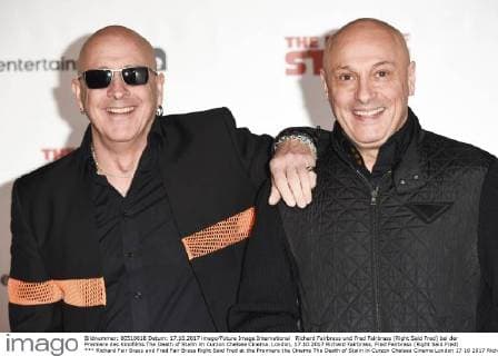 Richard Fairbrass und Fred Fairbrass (Right Said Fred) bei der Premiere des Kinofilms The Death of Stalin im Curzon Chelsea Cinema. London, 17.10.2017 Richard Fairbrass, Fred Fairbrass (Right Said Fred)