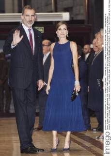 October 19, 2017 - Oviedo, Principality of Asturias, Spain - King Felipe VI of Spain, Queen Letizia of Spain attended 26th Musical Week closing concert at the Principe Felipe Auditorium during the Princess of Asturias Awards 2017 on October 19, 2017 in Oviedo, Asturias, Spain Oviedo Spain  - ZUMAg15_ 20171019_zaf_g15_003 Copyright: xJackxAbuinx